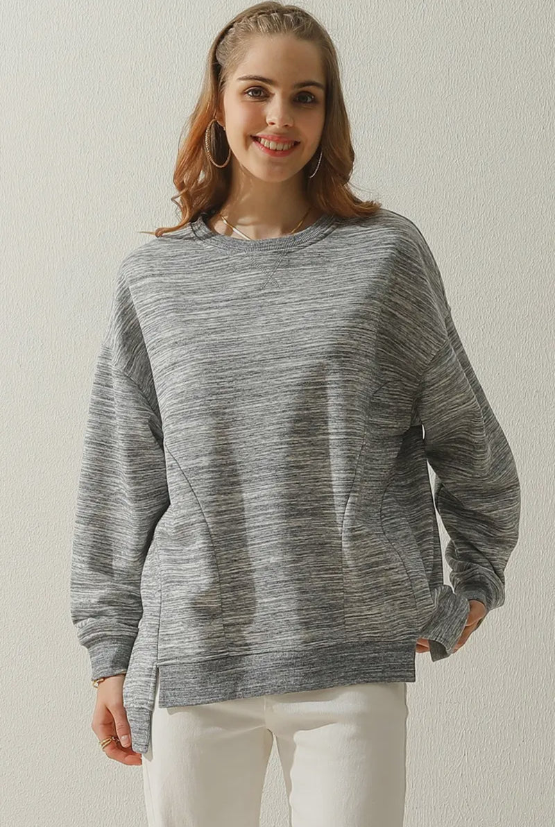 Light Grey Pullover Sweater