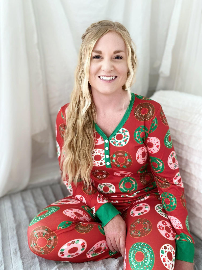 Buttery Soft Christmas Pjs - Donuts