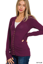 Classic Snap Button Sweater Cardigan