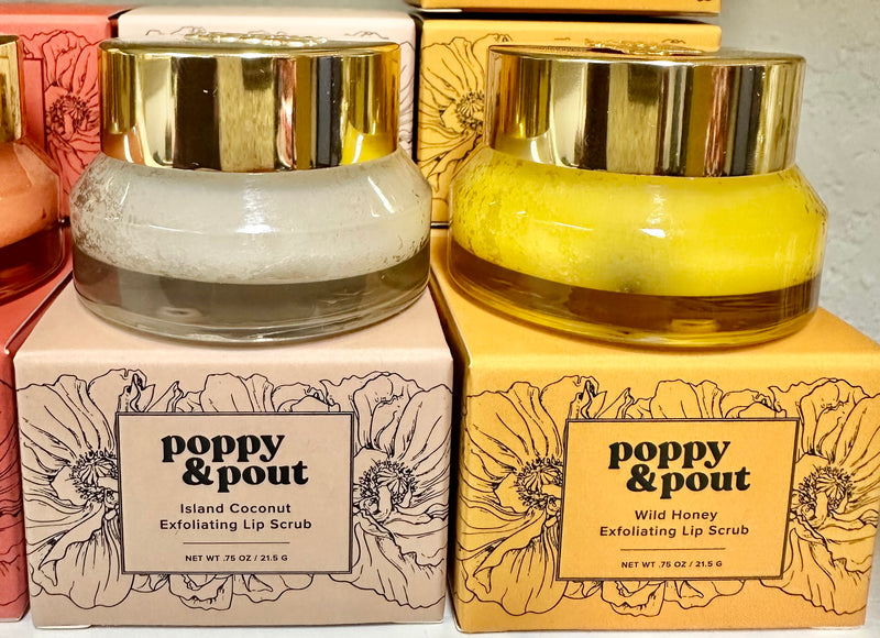Poppy & Pout Lip Scrubs