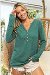 Brushed Haaci Button Long Sleeve