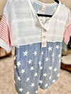 Knitted Stars and Stripes Top