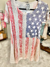 Bling Flag Knitted Top