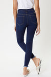 High Rise Button Fly Skinny Jeans