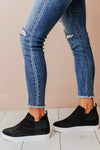 Grey Hidden Wedge Sneaker