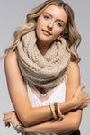 Cable Knit Infinity Scarf