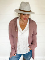Waffle Button Up Cardigan