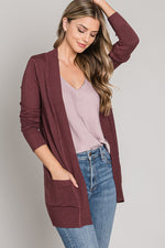 Classic Open Cardigan